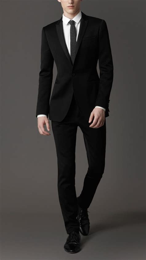 burberry red tie black suit|burberry trousers for men.